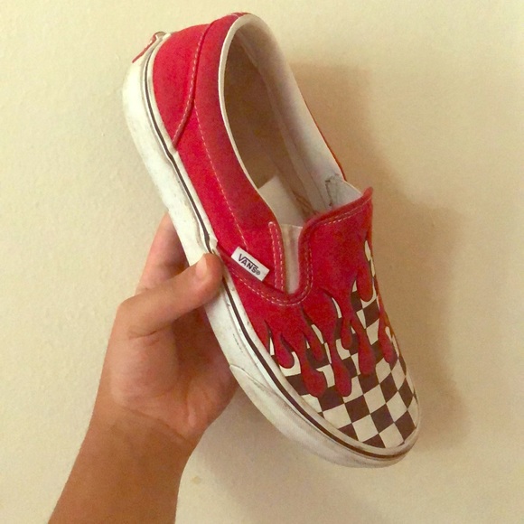 drippy red vans